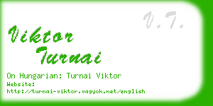 viktor turnai business card